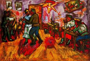 Mikhail Fiodorovich Larionov - Little Cabaret for soldiers