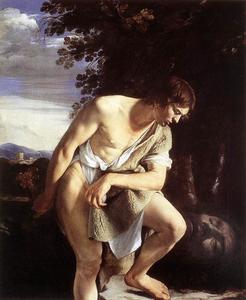 Orazio Gentileschi - David Contemplating the Head of Goliath