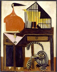 Oscar Dominguez - The Cat and the Canary