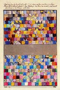 Paul Klee - Once Emerged from the Gray of Night