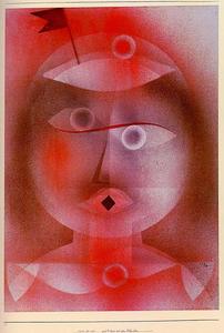 Paul Klee - The Mask with the Little Flag