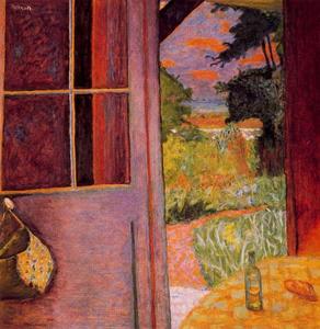 Pierre Bonnard - The Open Door in Vernon