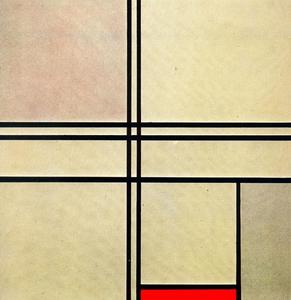 Piet Mondrian - Composition III blue and yellow