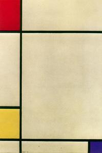 Piet Mondrian - Composition with red, yellow and blue 2