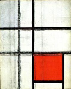 Piet Mondrian - Composition. Unfinished