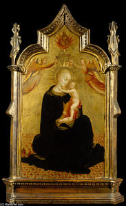 Sassetta (Stefano Di Giovanni) - Madonna and Child with Angels