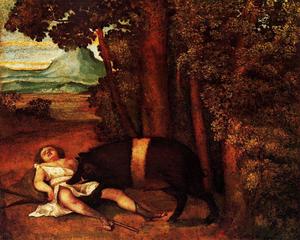 Sebastiano Del Piombo - Death of Adonis