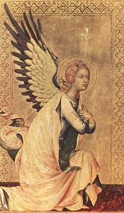 Simone Martini - The Angel of the Annunciation 1