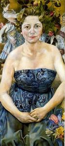 Sir Stanley Spencer - Portrait of Mrs Marjorie Metz