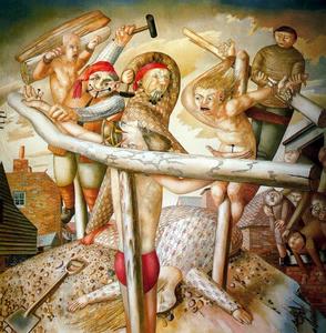 Sir Stanley Spencer - The Crucifixion