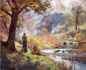 Theodore Clement Steele - Morning by the Stream