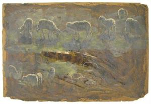 Theodore Clement Steele - Study of sheep