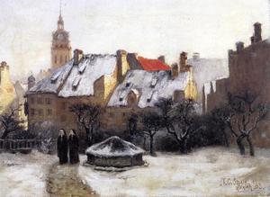 Theodore Clement Steele - Winter Afternoon - Old Munich