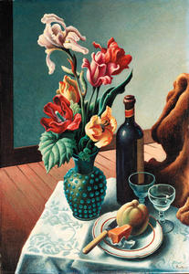 Thomas Hart Benton - The Blue Vase