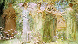 Thomas Wilmer Dewing - The Days