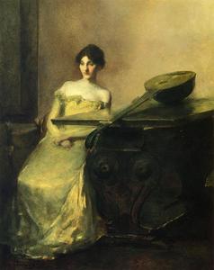 Thomas Wilmer Dewing - The Lute