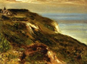Pierre-Auguste Renoir - The Church at Varengeville and the Cliffs