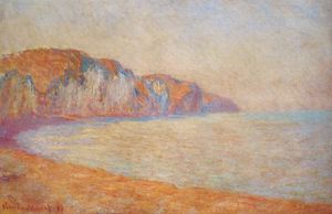 Claude Monet - Cliff at Pourville in the Morning