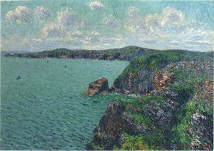 Gustave Loiseau - Cliffs at Cap Frehel