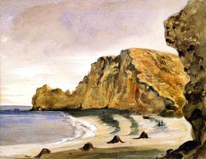 Eugène Delacroix - Cliffs at Étretat