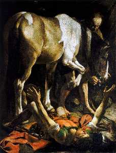 Caravaggio (Michelangelo Merisi) - The Conversion of St Paul