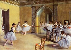 Edgar Degas - Dance Class at the Opera