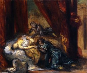 Eugène Delacroix - The Death of Desdemona