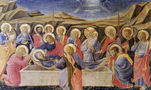 Fra Angelico - Death of the Virgin (The Cortona Altarpiece)
