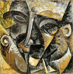 Umberto Boccioni - Dynamism of a man-s head