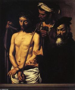  Museum Art Reproductions Ecce Homo, 1609 by Caravaggio (Michelangelo Merisi) (1571-1610, Spain) | WahooArt.com