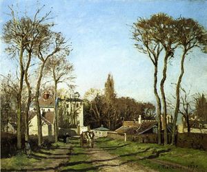 Camille Pissarro - Entering the Village of Voisins