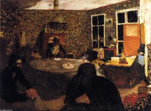 Jean Edouard Vuillard - A Family Evening