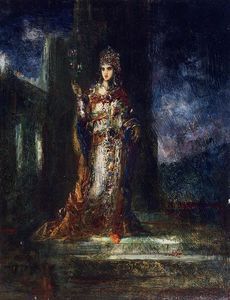 Gustave Moreau - The Fiancee of the Night (also known as The Song of Songs)
