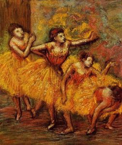 Edgar Degas - Four Dancers (also known as Quatre danseuses)