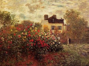 Claude Monet - The Garden at Argenteuil (also known as The Dahlias)