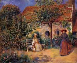 Pierre-Auguste Renoir - Garden Scene in Brittany