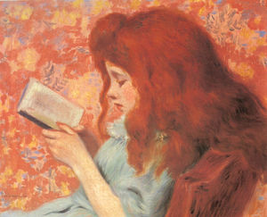 Federico Zandomeneghi - Girl reading a book