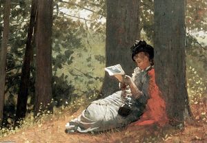 Winslow Homer - Girl Reading under an Oak Tree