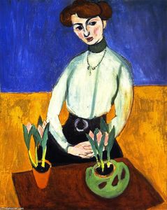 Henri Matisse - Girl with Tulips