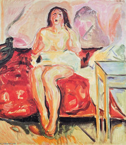 Edvard Munch - Girl Yawning