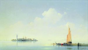 Ivan Aivazovsky - The harbour of Venice, the island of San-Georgio