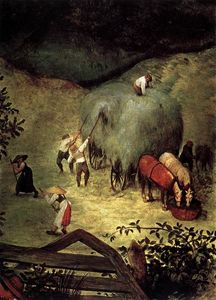 Pieter Bruegel The Elder - Haymaking (detail)