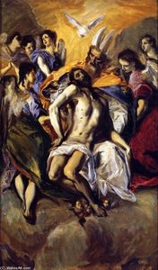 John Singer Sargent - The Holy Trinity, after El Greco