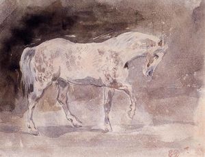 Eugène Delacroix - Horse