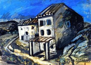 Auguste Chabaud - House along the Road