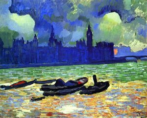 André Derain - Houses of Parliament at Night, London