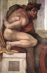 Michelangelo Buonarroti - Ignudo (15)