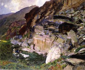 John Singer Sargent - In the Simplon Valley