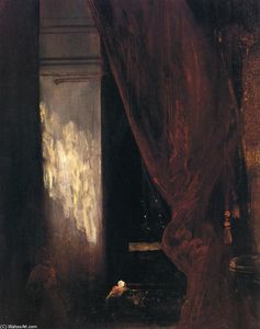 Eugène Delacroix - Interior of a Chapel