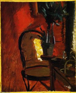 Anna Kirstine Ancher - Interior with Chair and Plant
